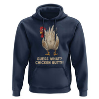 Guess What Chicken Butt Joke Hoodie Funny Chicken Lover Graphic