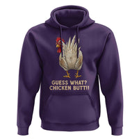 Guess What Chicken Butt Joke Hoodie Funny Chicken Lover Graphic