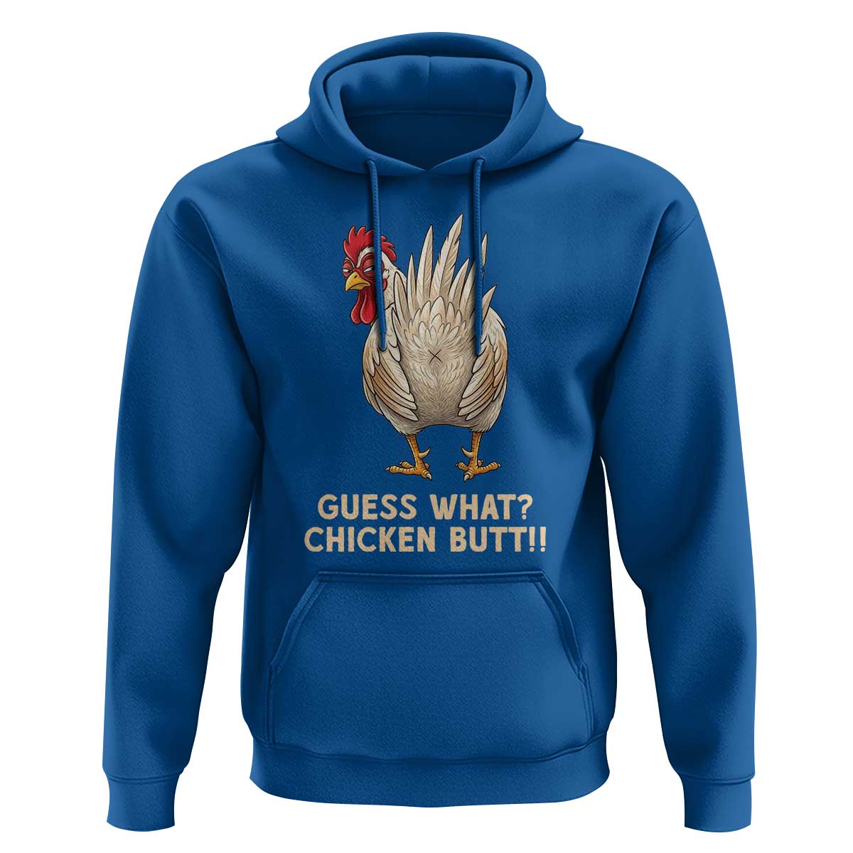 Guess What Chicken Butt Joke Hoodie Funny Chicken Lover Graphic