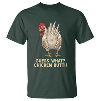 Guess What Chicken Butt Joke T Shirt Funny Chicken Lover Graphic