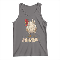 Guess What Chicken Butt Joke Tank Top Funny Chicken Lover Graphic