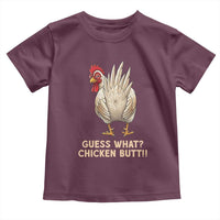 Guess What Chicken Butt Joke Toddler T Shirt Funny Chicken Lover Graphic