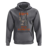 Funny Skeleton Let Me Overthink This Hoodie Sarcastic Dark Humor Quote