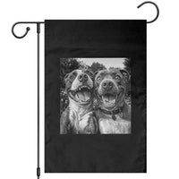 Pitbull Selfie Meme Garden Flag Funny Dog Lover Graphic