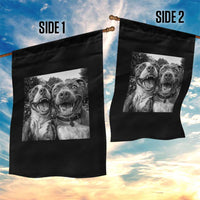Pitbull Selfie Meme Garden Flag Funny Dog Lover Graphic