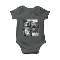 Pitbull Selfie Meme Baby Onesie Funny Dog Lover Graphic