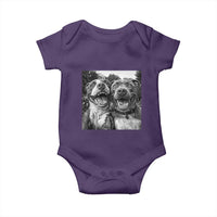 Pitbull Selfie Meme Baby Onesie Funny Dog Lover Graphic
