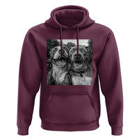 Pitbull Selfie Meme Hoodie Funny Dog Lover Graphic