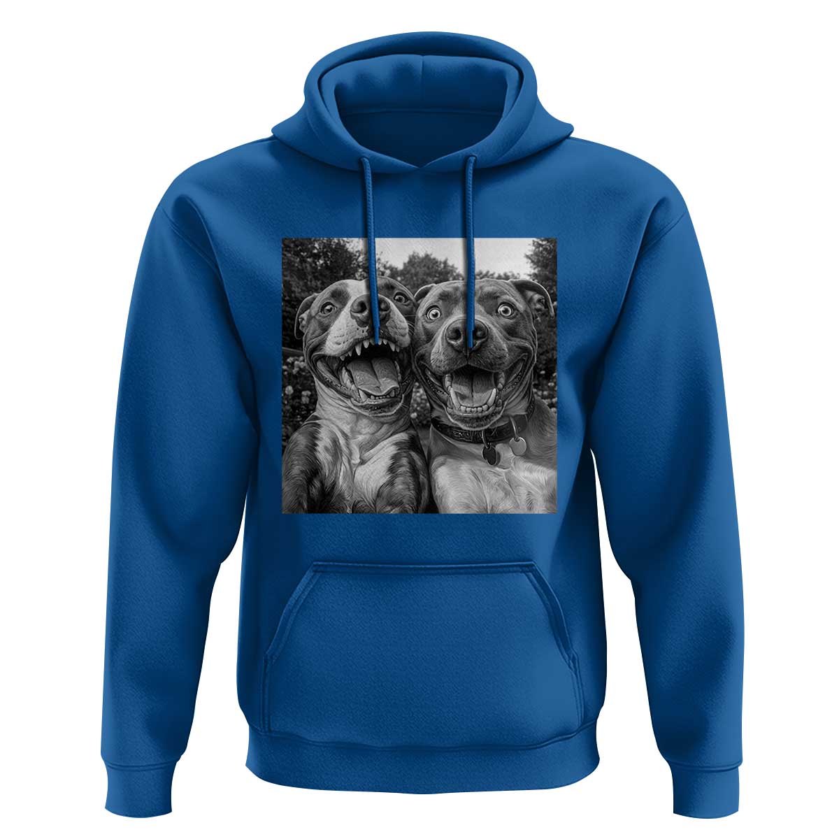 Pitbull Selfie Meme Hoodie Funny Dog Lover Graphic