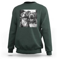 Pitbull Selfie Meme Sweatshirt Funny Dog Lover Graphic