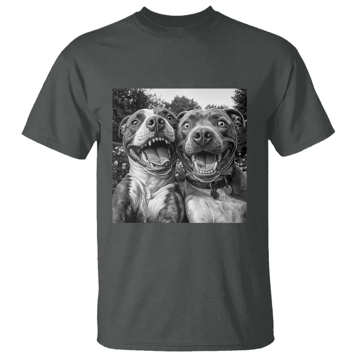 Pitbull Selfie Meme T Shirt Funny Dog Lover Graphic