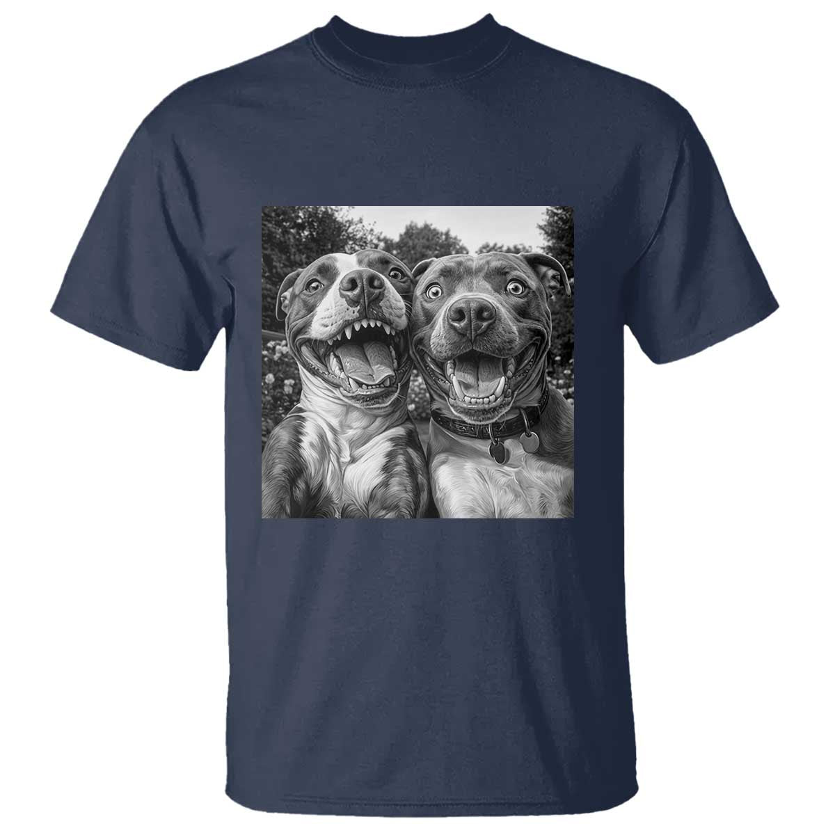 Pitbull Selfie Meme T Shirt Funny Dog Lover Graphic