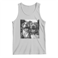 Pitbull Selfie Meme Tank Top Funny Dog Lover Graphic