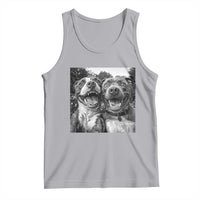 Pitbull Selfie Meme Tank Top Funny Dog Lover Graphic