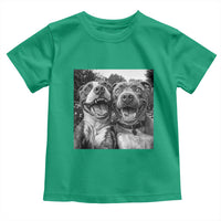 Pitbull Selfie Meme Toddler T Shirt Funny Dog Lover Graphic