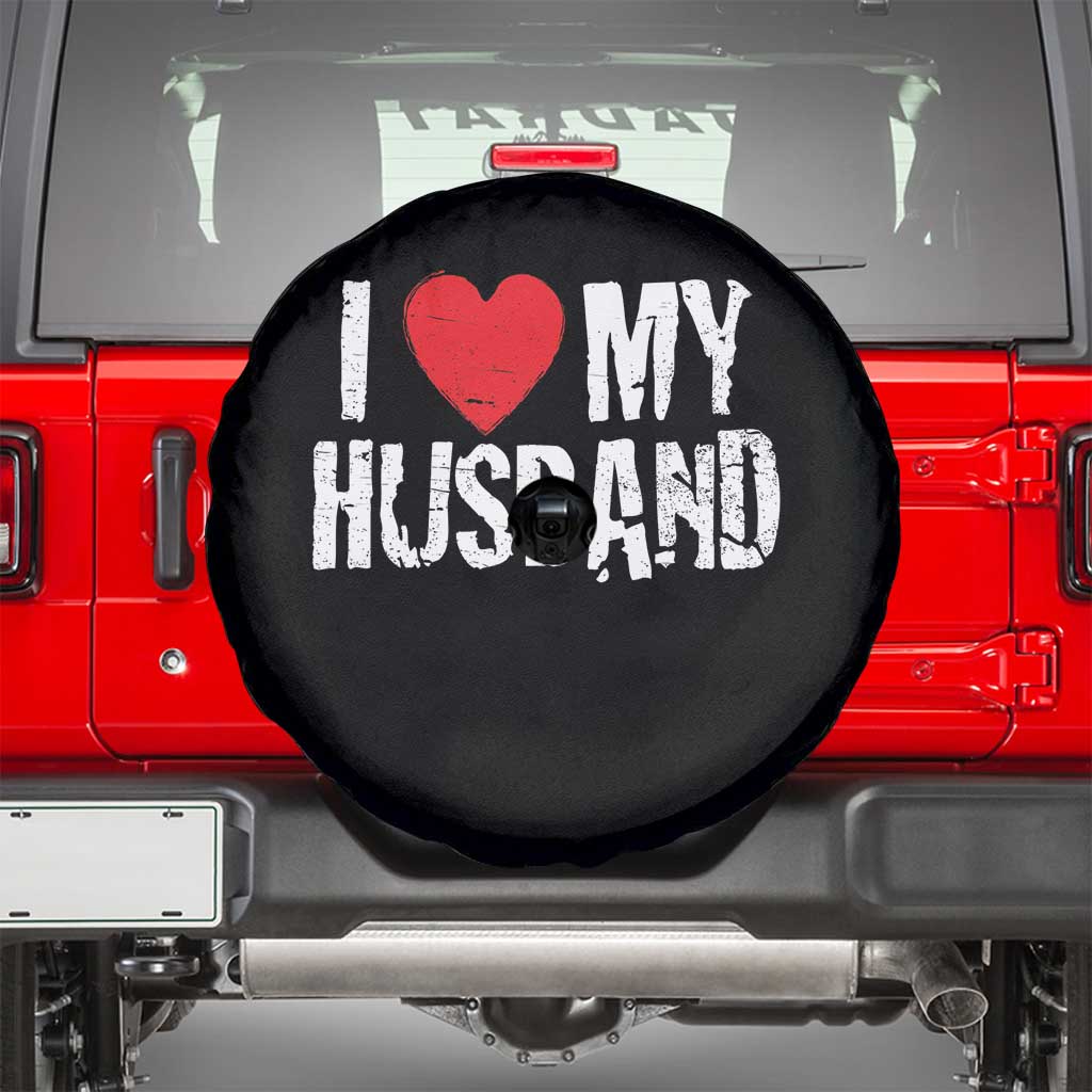 Cool Marriage Humor Gift For Wife Spare Tire Cover I Love My Husband