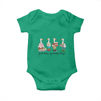 Funny Goose Just Doing My Daddy Things Baby Onesie Fathers Day Gift