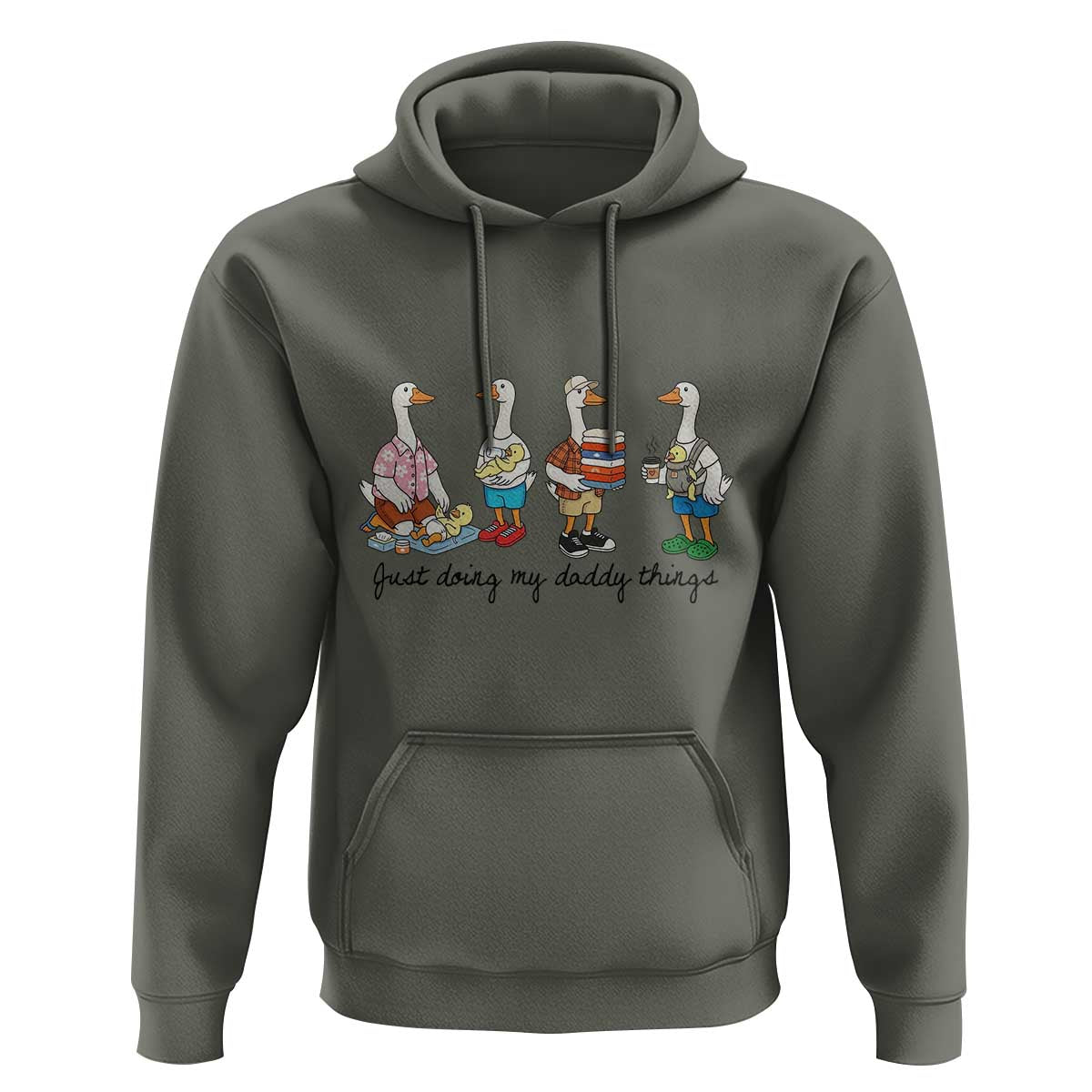 Funny Goose Just Doing My Daddy Things Hoodie Fathers Day Gift