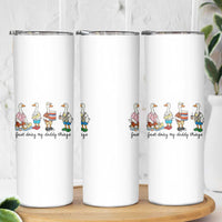 Funny Goose Just Doing My Daddy Things Skinny Tumbler Fathers Day Gift