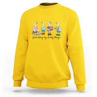 Funny Goose Just Doing My Daddy Things Sweatshirt Fathers Day Gift