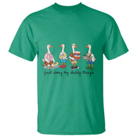 Funny Goose Just Doing My Daddy Things T Shirt Fathers Day Gift