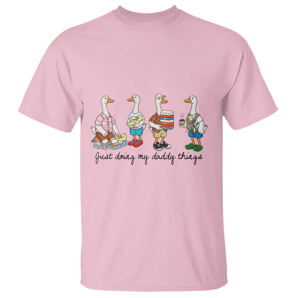 Funny Goose Just Doing My Daddy Things T Shirt Fathers Day Gift
