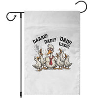 Funny Duck Dad Daaad Dad Dad Garden Flag Tired Dad Life Fathers Day Graphic