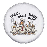 Funny Duck Dad Daaad Dad Dad Spare Tire Cover Tired Dad Life Fathers Day Graphic