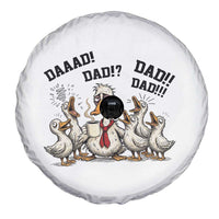 Funny Duck Dad Daaad Dad Dad Spare Tire Cover Tired Dad Life Fathers Day Graphic