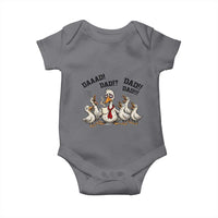 Funny Duck Dad Daaad Dad Dad Baby Onesie Tired Dad Life Fathers Day Graphic