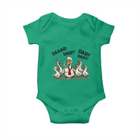 Funny Duck Dad Daaad Dad Dad Baby Onesie Tired Dad Life Fathers Day Graphic