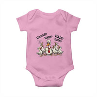 Funny Duck Dad Daaad Dad Dad Baby Onesie Tired Dad Life Fathers Day Graphic