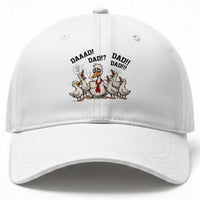 Funny Duck Dad Daaad Dad Dad Baseball Cap Tired Dad Life Fathers Day Graphic