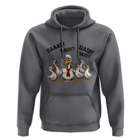 Funny Duck Dad Daaad Dad Dad Hoodie Tired Dad Life Fathers Day Graphic