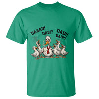 Funny Duck Dad Daaad Dad Dad T Shirt Tired Dad Life Fathers Day Graphic