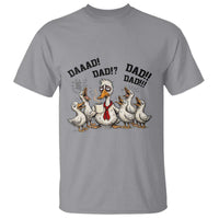Funny Duck Dad Daaad Dad Dad T Shirt Tired Dad Life Fathers Day Graphic