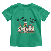 Funny Duck Dad Daaad Dad Dad Toddler T Shirt Tired Dad Life Fathers Day Graphic