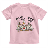 Funny Duck Dad Daaad Dad Dad Toddler T Shirt Tired Dad Life Fathers Day Graphic