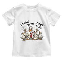 Funny Duck Dad Daaad Dad Dad Toddler T Shirt Tired Dad Life Fathers Day Graphic