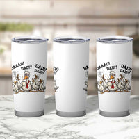 Funny Duck Dad Daaad Dad Dad Tumbler Cup Tired Dad Life Fathers Day Graphic