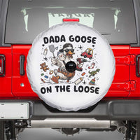 Dada Goose On The Loose Spare Tire Cover Funny Fatherhood Humor Gift