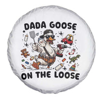 Dada Goose On The Loose Spare Tire Cover Funny Fatherhood Humor Gift
