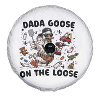Dada Goose On The Loose Spare Tire Cover Funny Fatherhood Humor Gift