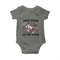 Dada Goose On The Loose Baby Onesie Funny Fatherhood Humor Gift