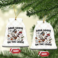 Dada Goose On The Loose Ceramic Ornament Funny Fatherhood Humor Gift