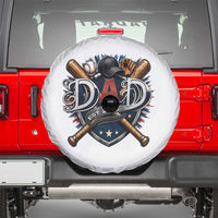 Baseball Dad Est 2026 Spare Tire Cover New Dad Father's Day Gift