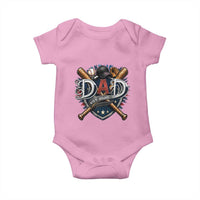 Baseball Dad Est 2026 Baby Onesie New Dad Father's Day Gift