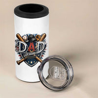 Baseball Dad Est 2026 4 in 1 Can Cooler Tumbler New Dad Father's Day Gift