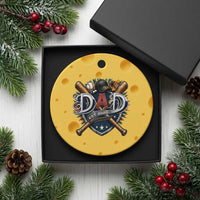 Baseball Dad Est 2026 Ceramic Ornament New Dad Father's Day Gift