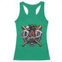 Baseball Dad Est 2026 Racerback Tank Top New Dad Father's Day Gift